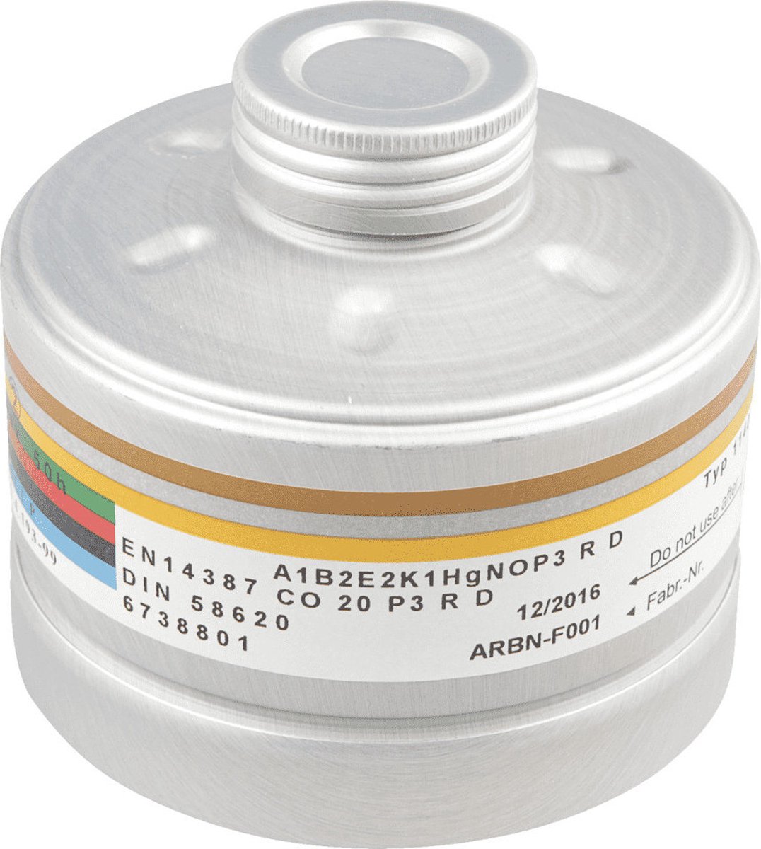 Dräger 1140 A1B2E2K1 Hg NO CO P3 RD combifilter