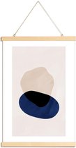 JUNIQE - Posterhanger Compatibility -20x30 /Blauw & Ivoor