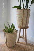 Bali Lifestyle - Planten mand XL - Plantenbak - Naturel - 32x38