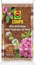 COMPO Mini Houtchips Koper - decoratieve bodembedekker voor paden, bloemperken, speelruimten - kaliber 10-20 mm - zak 55L