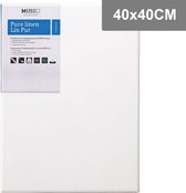 MUSEO - Schilderdoek Linnen - 40x40cm
