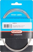 Versnellingsbinnenkabel 2250mm 1×19 draads RVS Ø1,25mm met N-nippel Ø4×4 en T-nippel Ø5×3