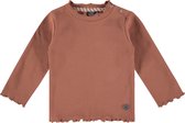 Babyface T-Shirt Long Sleeve Meisjes T-shirt - Terra Pink - Maat 128