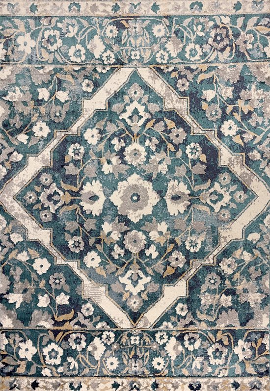 Aledin Carpets Sofia - Vintage - Vloerkleed - 160x230 cm - Laagpolig - Tapijten woonkamer
