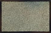 Ikado - Deurmat - Droogloopmat - super absorberend - katoen - groen - 50 x 80 cm