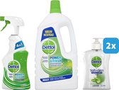 Dettol - Handzeep - Aloe Vera 2x250ml & 1,5L Allesreiniger Power & Fresh - Original & 500ml Allesreiniger Spray Power & Fresh - Original