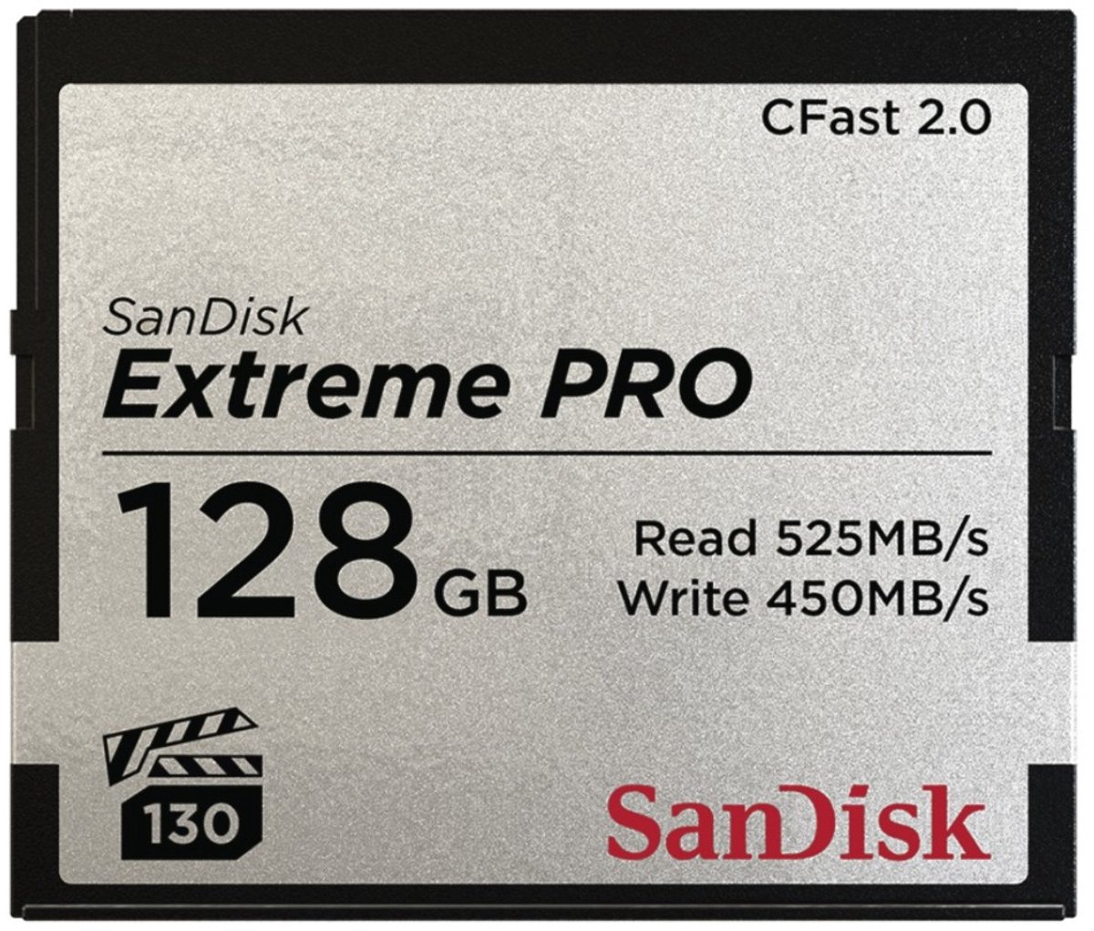 SanDisk Extreme Pro CFAST 2.0 128GB 525MB/s VPG130
