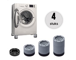 Care-Less Wasmachine Verhoger 9CM - Antislip Wasmachine Voeten - Trillingsdempers Wasmachine - Wasmachine Dempers - Geluidsdemper Wasmachine - Anti Vibratie Wasmachine - Anti Vibratie Pads - Wasdroger Verhoger - Koelkast Verhoger