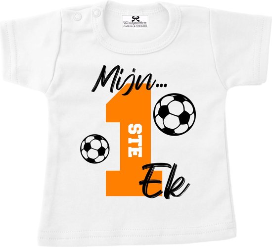 EK T-shirt voor baby's en kinderen-mijn eerste EK-Maat 110/116