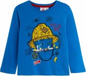 Brandweerman Sam longsleeve - blauw - Fireman Sam shirt - maat 110