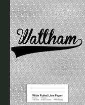 Wide Ruled Line Paper