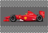 Formule 1 vloerkleed - tapijt - speelkleed 130 x 200