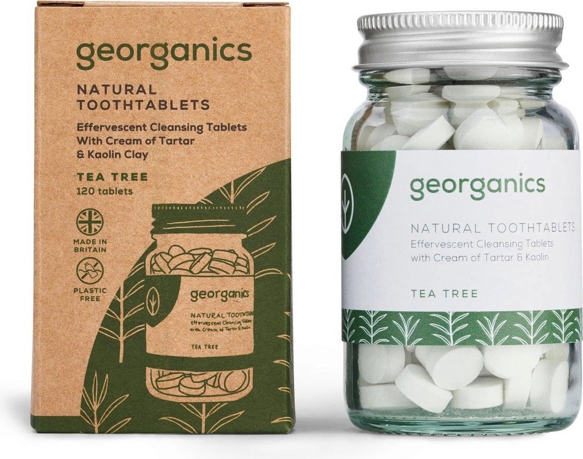 Georganics Toothpaste Tablets - Tea Tree