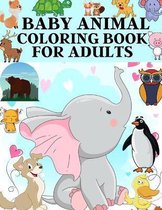 Baby Animal Coloring Book For Adults