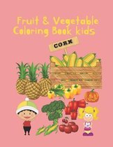 Fruits & Vegetable Coloring Book For Kids Ages 2-4