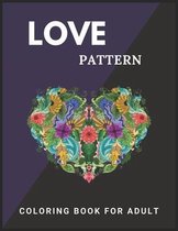 Love Pattern Coloring Book For Adult