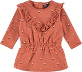 Babyface Dress Meisjes Jurk - Burnt Orange - Maat 122