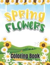 Spring Flowers Coloring Book