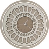 Arti e Mestieri Collectie – Handgemaakt – Metaal – Ø 60 cm - Roma Italiaanse Wandklok met een verfijnd design