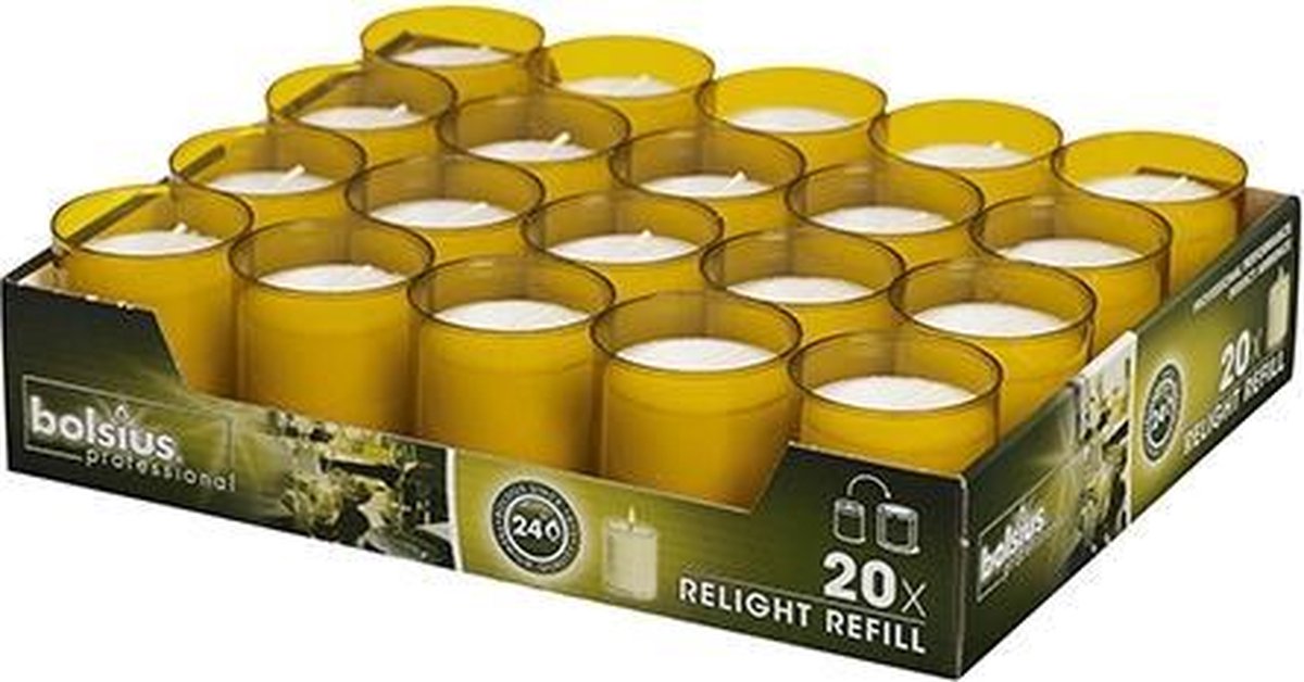 Refills ReLight Violett (100 stück) | Kaarsen Plus