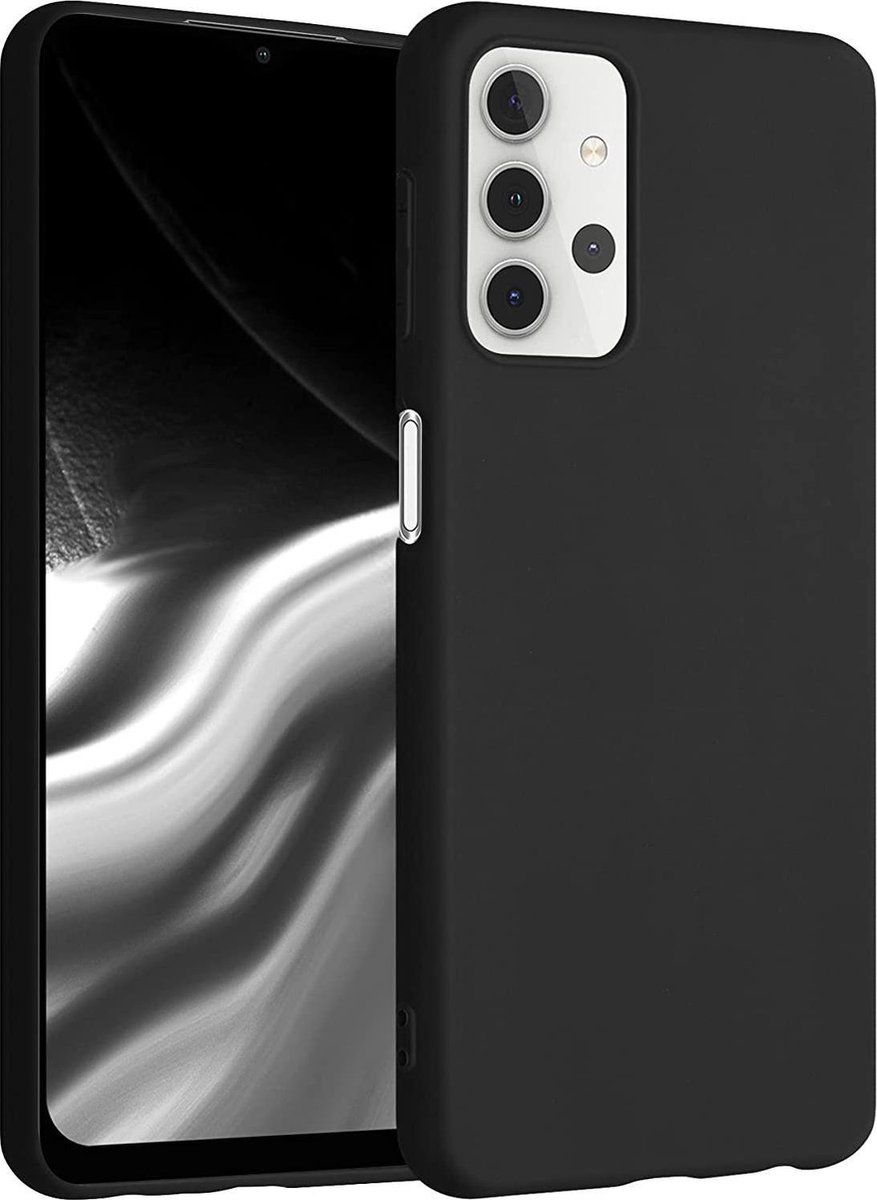 TrendyBescherming Telefoonhoesje - Back Cover - Geschikt Voor Samsung Galaxy A32 5G - Zwart En Black