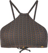 O'Neill Bikini Top Women Cali Black With Yellow 34 - Black With Yellow 78% Gerecycled Polyamide, 22% Elastaan Null