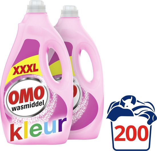 Omo Semiconc Kleur​ - 2 x 100 wasbeurten - Voordeelverpakking