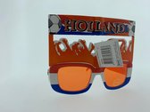 Folare bril click-on banner holland rood wit blauw met oranje glazen