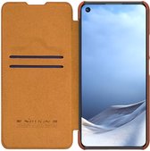 Nillkin Qin Series Book Xiaomi Mi 11 Lite Wallet Hoesje Leer Bruin