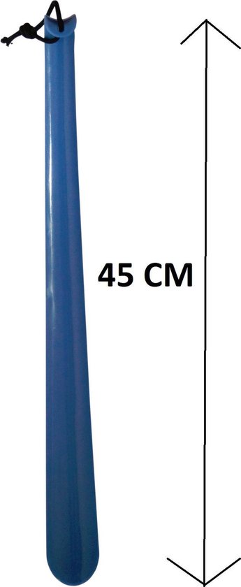 Aidapt schoenlepel 45 cm lang - blauw - Aidapt