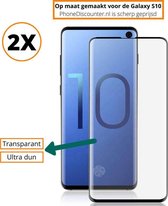 Fooniq Screenprotector Transparant 2x - Geschikt Voor Samsung Galaxy S10