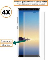 Fooniq Screenprotector Transparant 4x - Geschikt Voor Samsung Galaxy Note 8