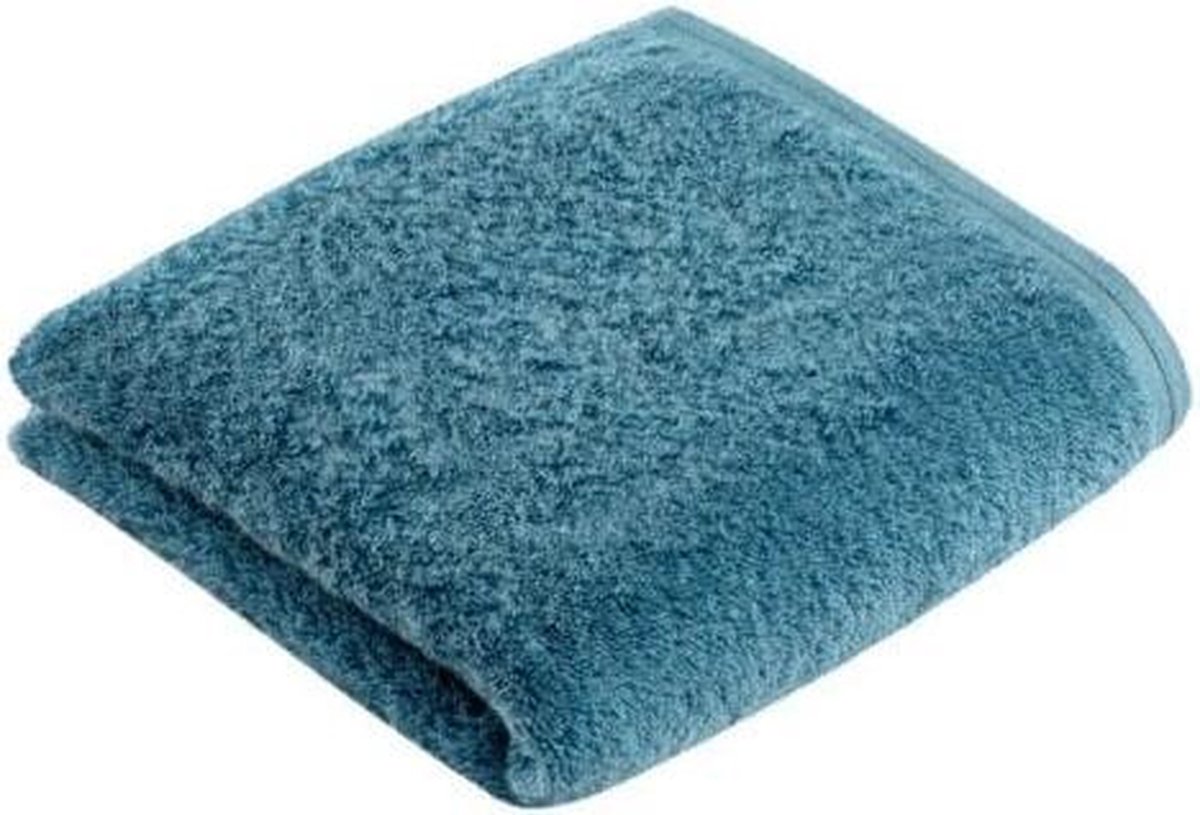 Vossen Handdoek Vegan Life Sea Shimmer - 50 x 100 cm (2 stuks)