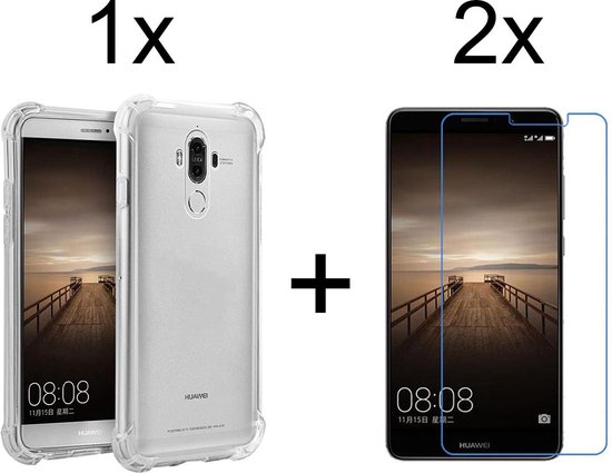 Huawei Mate 9 hoesje shock proof case hoes cover transparant - 2x Huawei  Mate 9... | bol.com