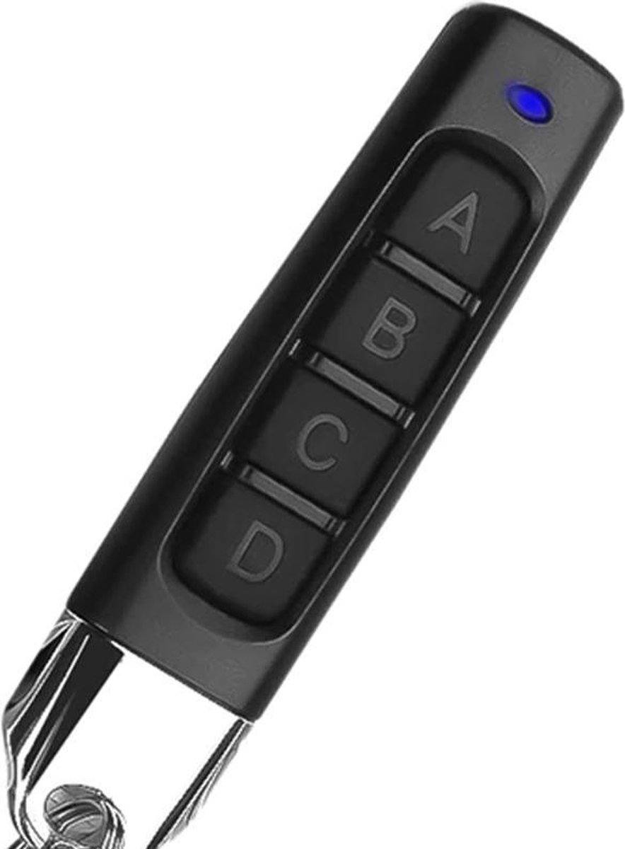 Akozon Garagedeur Afstandsbediening, 433 Mhz 4 Knoppen Universele Klonen Copy Cloner Garagedeur Afstandsbediening Sleutel