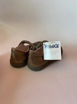 Primgi - Meisjes -  Kinderschoenen - Sandalen met Klitterbanden - Leder - Bruin - Goud - Maat 24