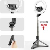 BOTC selfie Ring licht -  LED Camera -  Ringverlichtingssysteem  - TikTok -Vlog - Bluetooth oplaadbare voor Smartphone Fotografie-PH000100