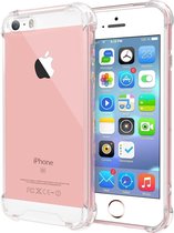 iPhone 5 2016 en iPhone 5S en iPhone 5 hoesje Hardcase shock proof case transparant apple hoesjes back cover hoes Extra Stevig