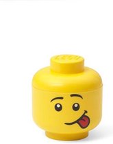 Opbergdoos LEGO-hoofd Silly, Geel - Polypropyleen - LEGO