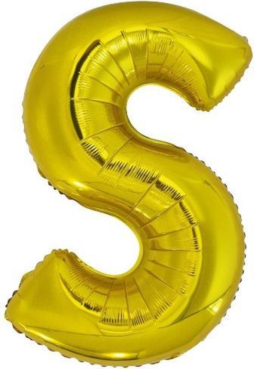 Amscan Letterballon S Folie 86 Cm Goud