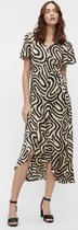 Objpapaya S/s Wrap Long Dress A Div 23037381 Black/graphic An