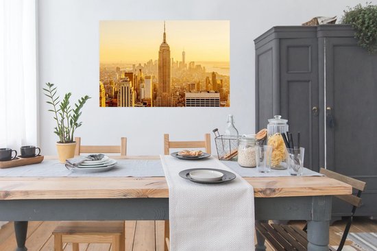 Lueur dorée sur New York 120x80 cm