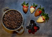 Chocolade druppels | Smeltchocolade | chocolade fondue |Chocolade om te smelten | Puur | 1 KG