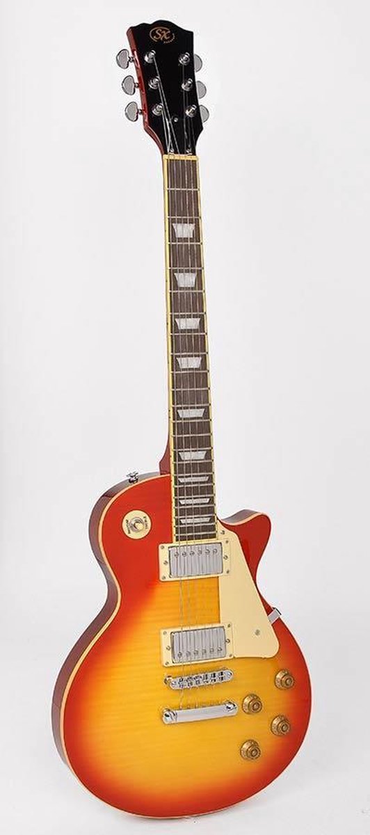 Elektrische gitaar SX EF3D-CS Les Pauls Studio Style DeLuxe Cherry Sunburst