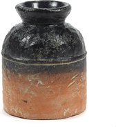 Serax Bloempot Sierpot Terracotta-Zwart D 15 cm H 19 cm