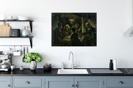 Potato Eaters - peinture de Vincent van Gogh 80x60 cm
