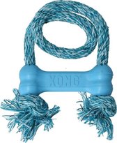 Kong Trektouw Puppy Goodie Bone Xs Katoen/rubber Blauw