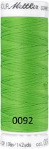 Mettler SERAFLEX elastisch machinegaren 130m, 0092 helder groen
