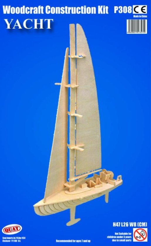 Woodcraft Construction Kit Yacht Educatief bol