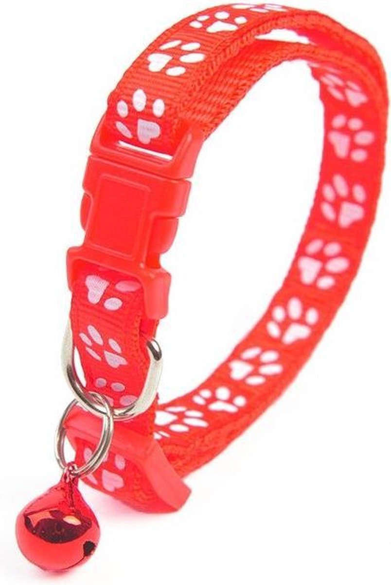 Goedkoopste Verstelbare kat Halsband-Kattenband kitten-Kattenbandje met belletje-Halsbanden-Kattenband-Voor Hond & Kat